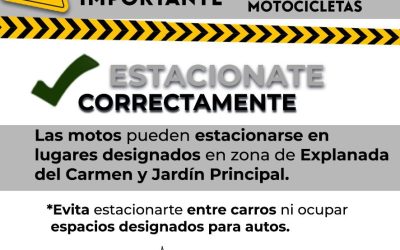 Habilitan espacios exclusivos para motocicletas en el primer cuadro de Salvatierra