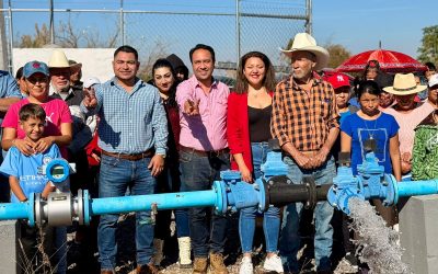 Inauguran sistema de agua potable en La Lagunilla del Carmen