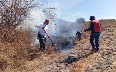 Atiende PC. Reportes de incendios de esquilmos y lleva a cabo acciones preventivas de accidentes.